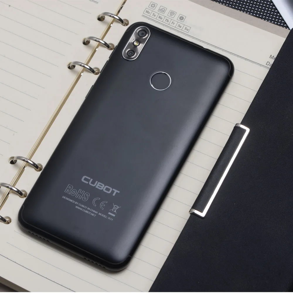 Cubot R11 смартфон 5,5 дюймов HD+ Экран MT6580 Quad-Core телефон задние двойные Камера 2 ГБ+ 16 Гб 2800 мА/ч, чехол для телефона Dual SIM карты