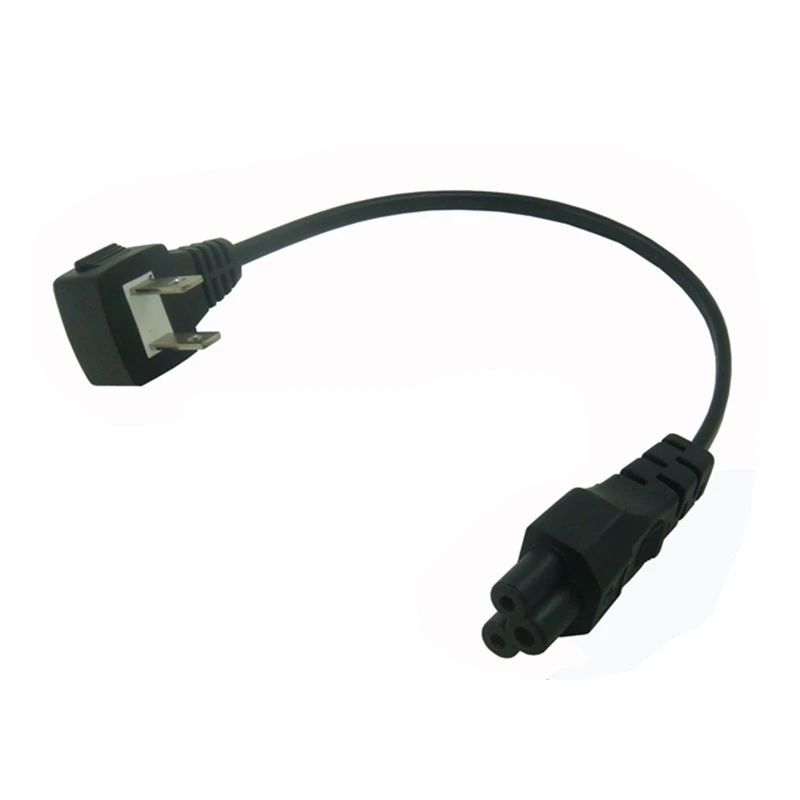 Локоть NEMA 1 15P 2 контактный штекер IEC 320 C5 IEC320 Cloverleaf короткий кабель питания
