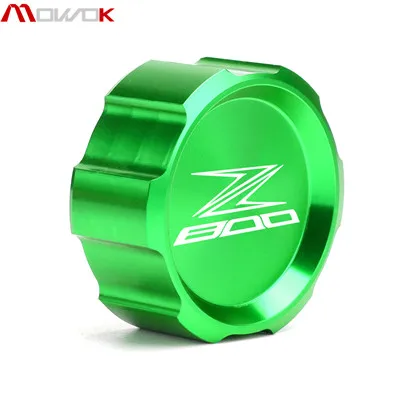 Rear Green Новая мотоциклетная CNC Передняя и задняя Тормозная жидкость Cilinder мастер крышка резервуара для Kawasaki Z800 2013 - Цвет: Rear Green
