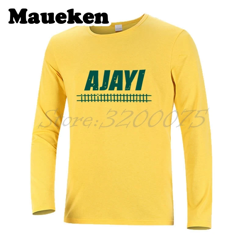 Мужская футболка с длинным рукавом Jay Ajayi 36 JayTrain Philadelphia Fly Bleed Green супер мужская