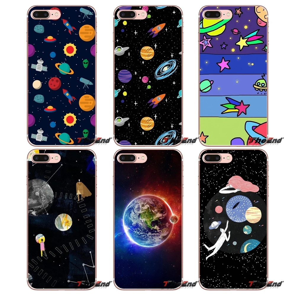 Gary tonge Космические Планеты звезды для iPhone X 4 4S 5 5S 5C SE 6 6S 7 8 Plus Samsung Galaxy J1 J3 J5 J7 A3 A5 2016