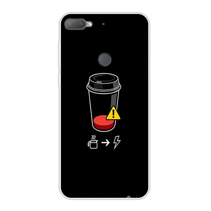 6 0 дюйма для HTC Desire 12 Plus чехол телефона роскошный ТПУ + Мягкий силиконовый конец