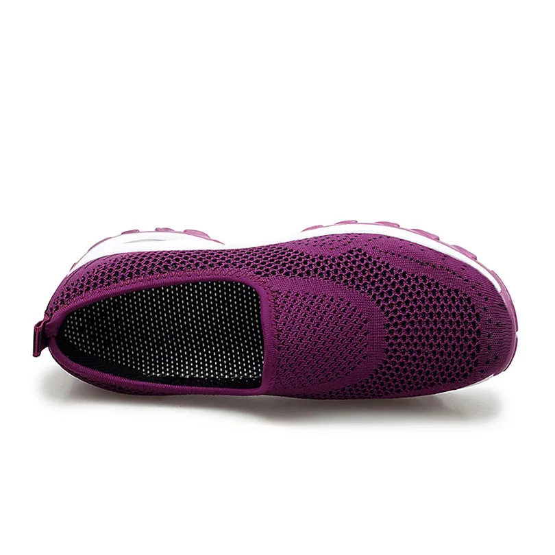 Женские Дышащие сетчатые кроссовки LIN KING летняя повседневная обувь с