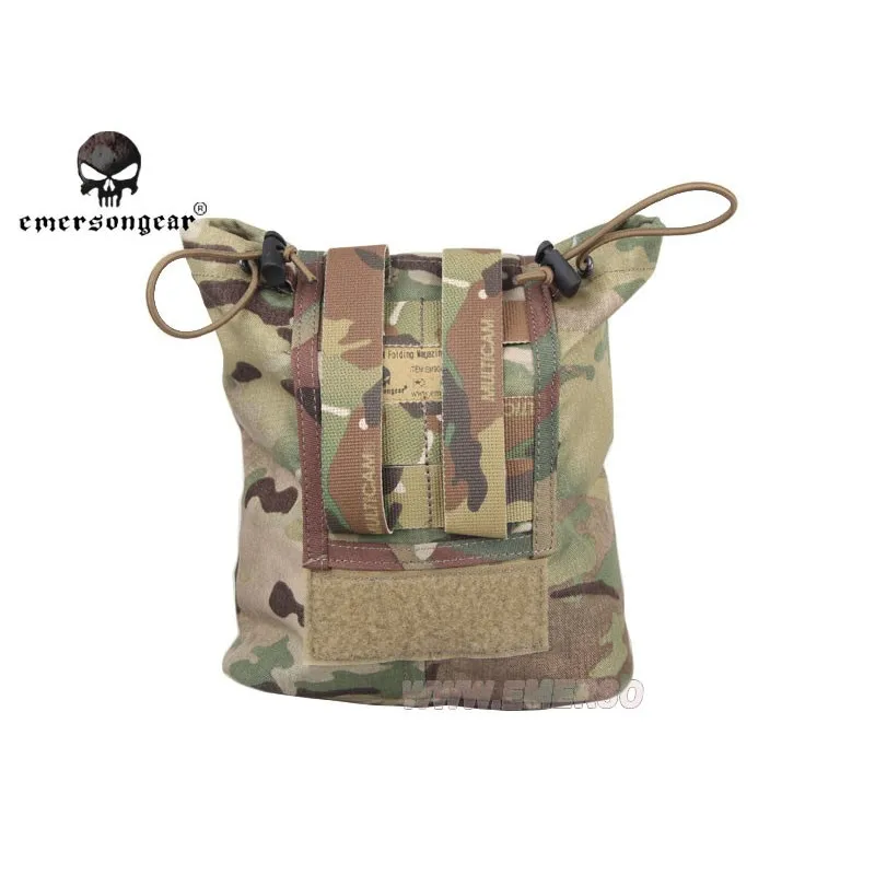 Emersongear складной Magzine утилизации сумки тактический MOLLE большой журнал дампа мешок