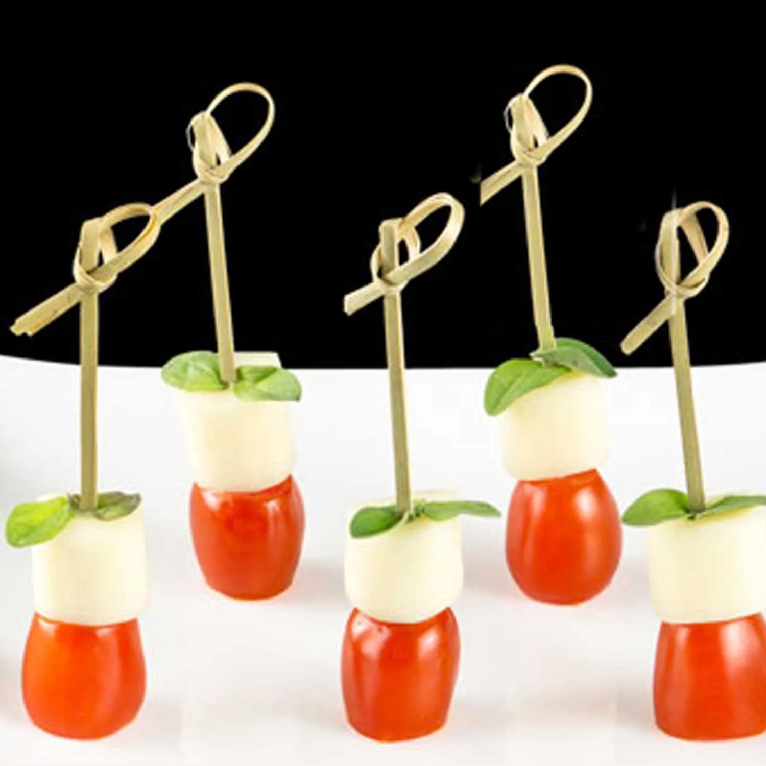 Вилка бамбуковая одноразовая витая 12 см 100 шт.|disposable bamboo forks|bamboo forkfruit dessert |