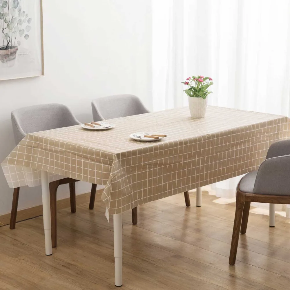 EVA Table Cloth Rectangle Tablecloth Kitchen Plaid Tischdecke Waterproof Oilproof Cover Manteles Outdoor Party Wedding | Дом и сад