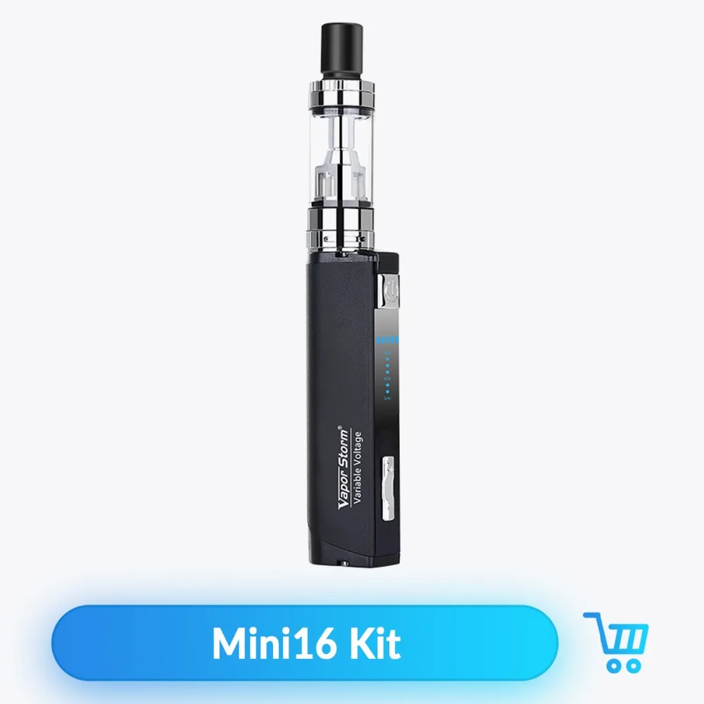 Оригинальный Vapor Storm Mini16 набор Vape ручка с пульверизатором испарительная головка