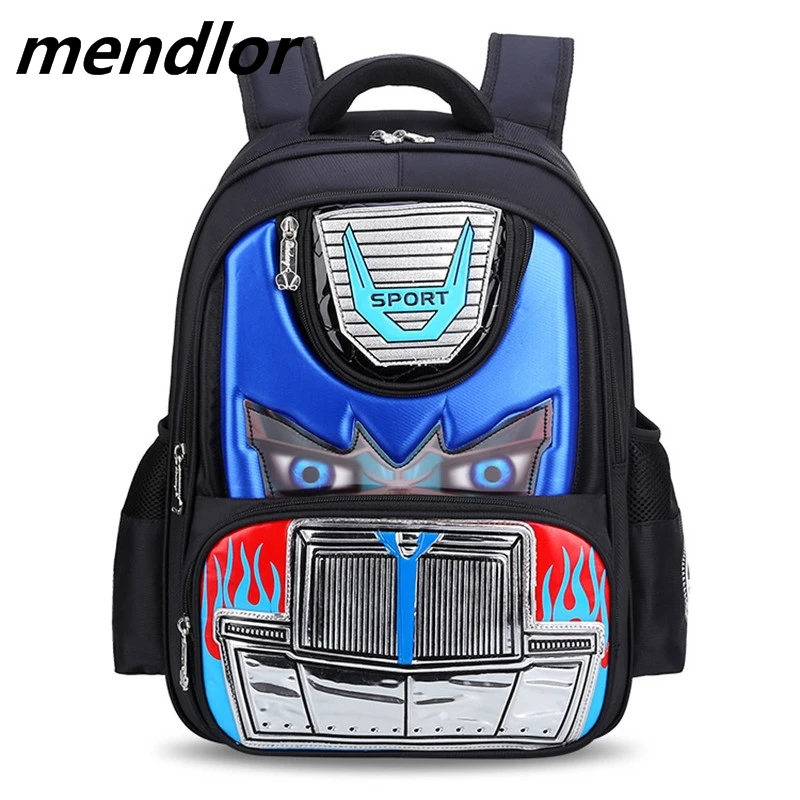 Дети 3D мультфильм школьные сумки Детские рюкзаки водонепроницаемый нейлон