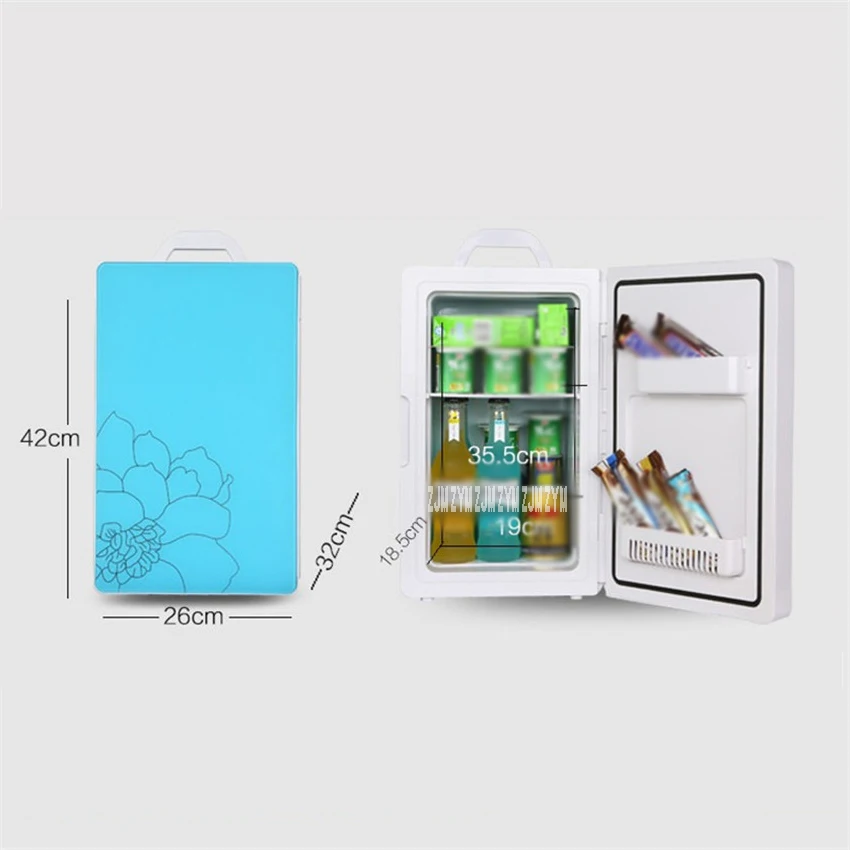 

16L car refrigerator 220V 12V mini refrigerator refrigeration dormitory family car home dual-use heater Multi-function HD-16L