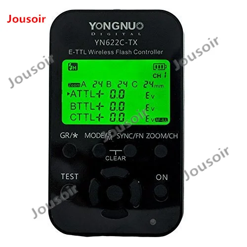 Мышь над изображением для увеличения Беспроводная YONGNUO TTL YN622C TX + YN 622C комплект HSS