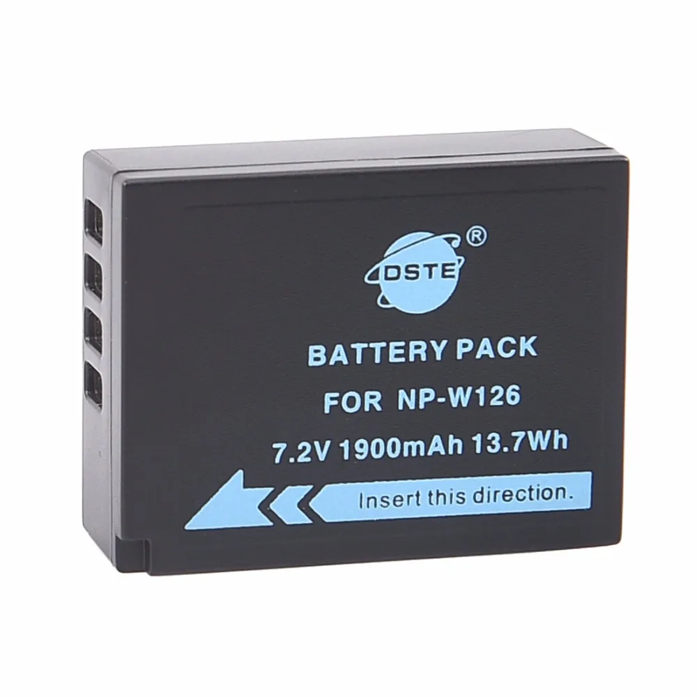 DSTE NP-W126 NP-W126 Камера Батарея с ЖК-дисплей Dual USB Батарея Зарядное устройство для Fuji HS50 HS35 HS33 HS30EXR XA1 XE1 X-Pro1