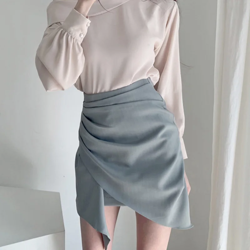 Высокая талия кружево до Ruched для женщин юбка Женский Bodycon мини-юбка карандаш Сексуальная уличная дамы Faldas Mujer Femme