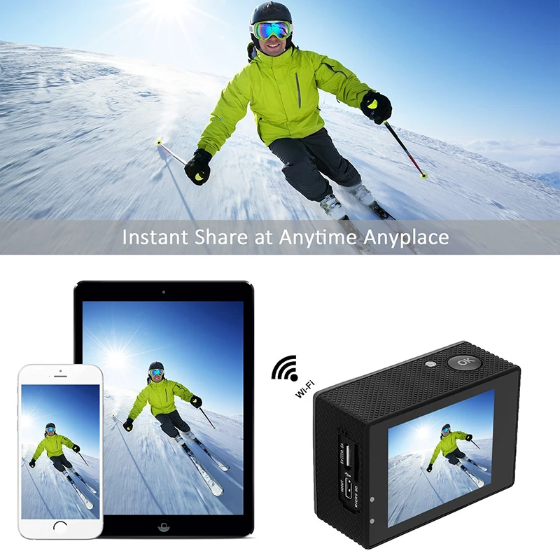 Экшн камера Tekcam F60R 4k Wi Fi 1080p HD 16 МП|action camera|go action cameraaction camera |