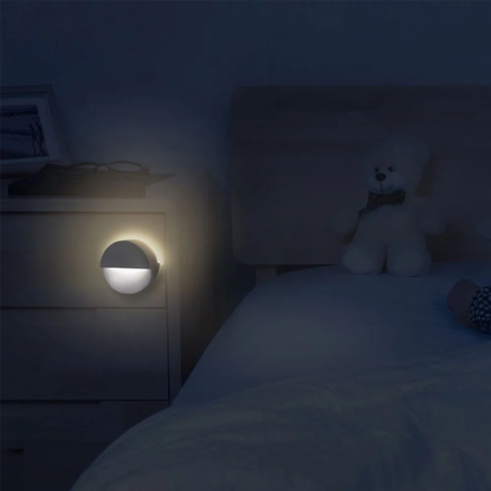 Ночник Xiaomi Mijia с Bluetooth светодиодный индукционный ночной Светильник для коридора