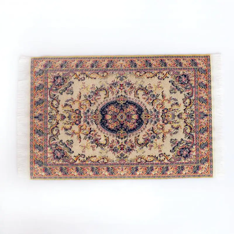 Коврик в турецком стиле миниатюрный тканевый коврик с вышивкой подходит для