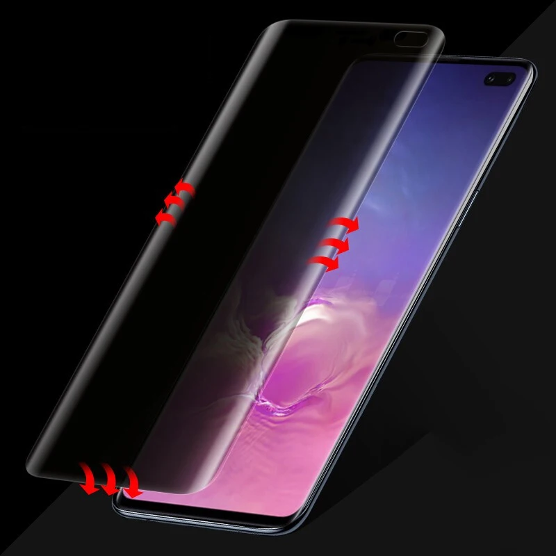 Оригинальная Гидрогелевая пленка для samsung Galaxy S10 S10 Plus S10E, Мягкая анти-шпионская Защитная пленка для samsung S10Plus S10e 3D защитная пленка