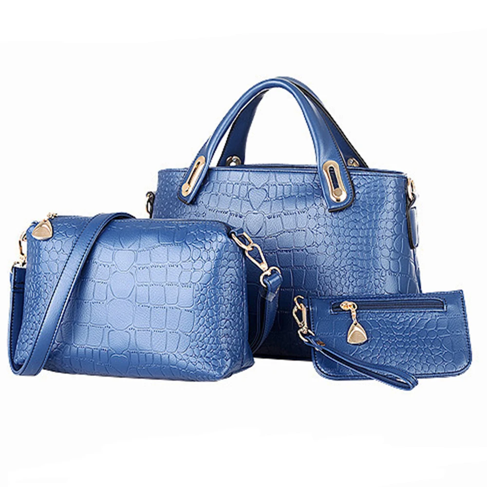 SFG дом из искусственной кожи на молнии 3 предмета Комплект Сумки плечо 2017 Винтаж