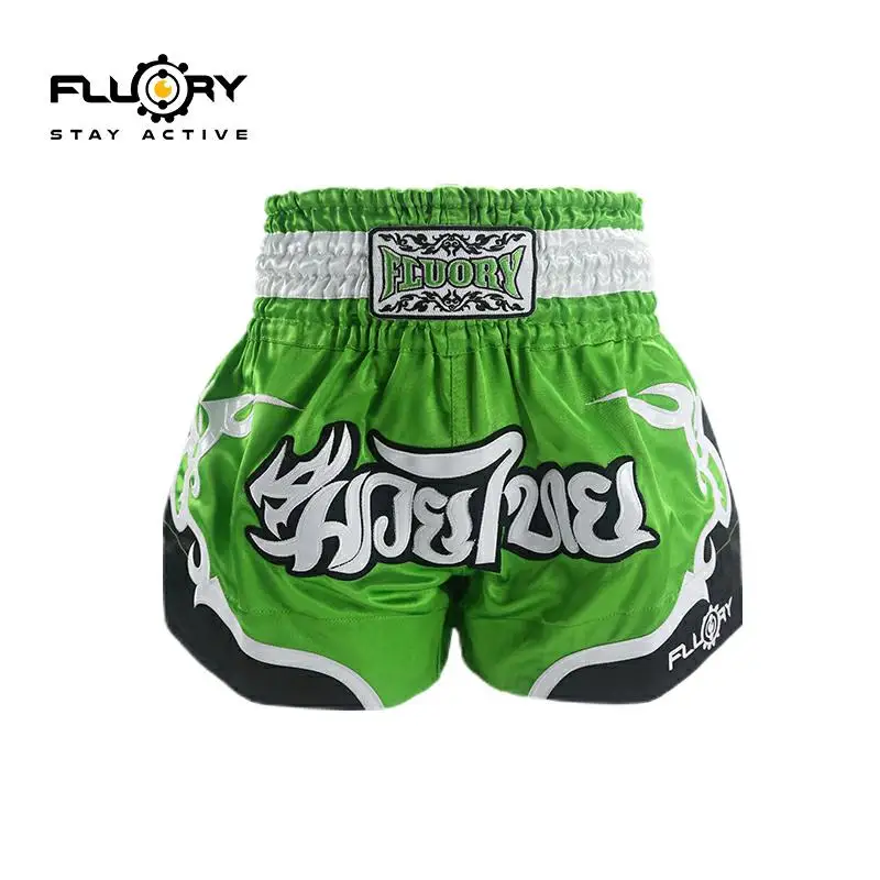 Новинка модные женские шорты muay thai зеленые серебристые серые и темно