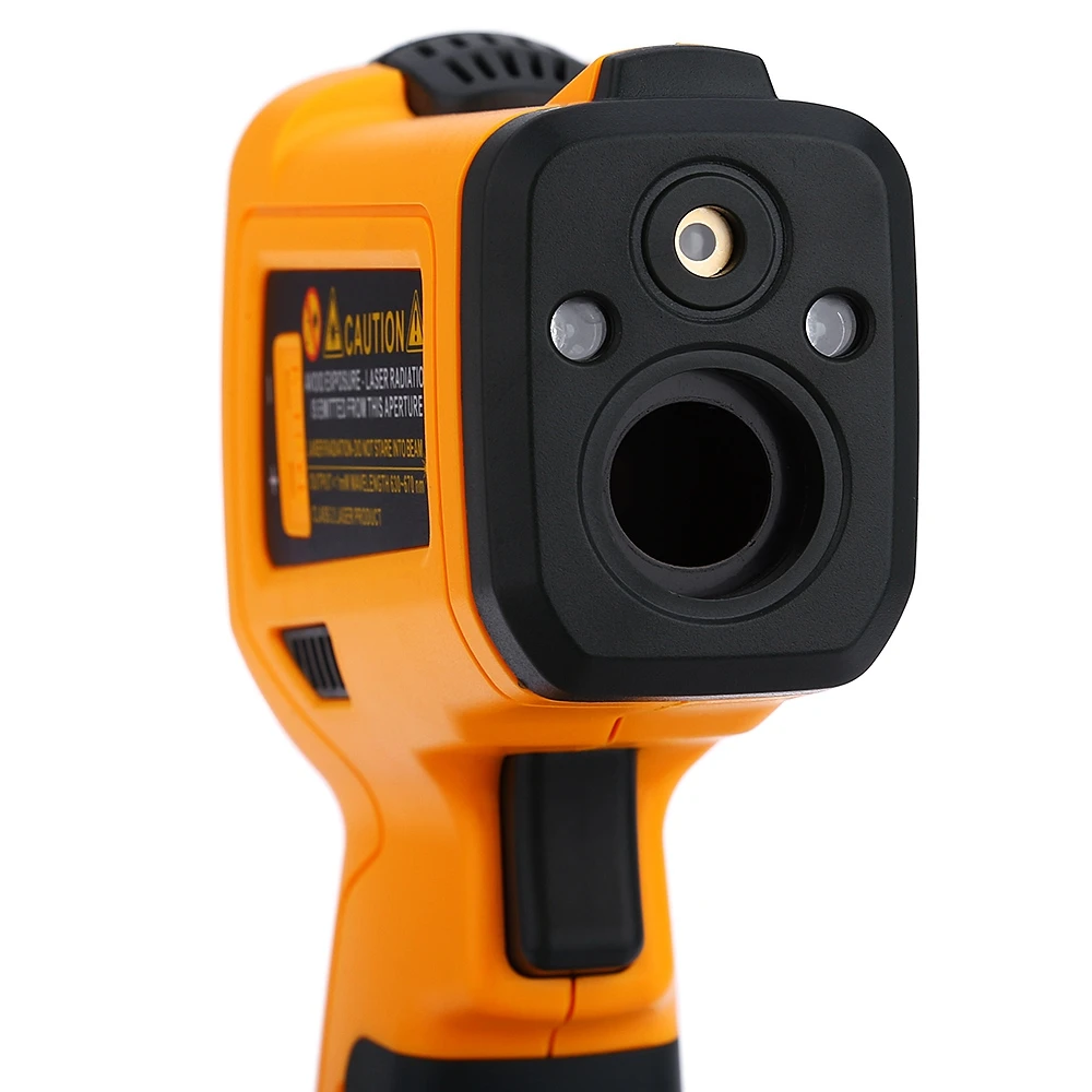 PEAKMETER PM6530D Digital Infrared Thermometer -50~800 Handheld LCD Display Temperature gauge Gun IRT K-type Ambient UV Light |