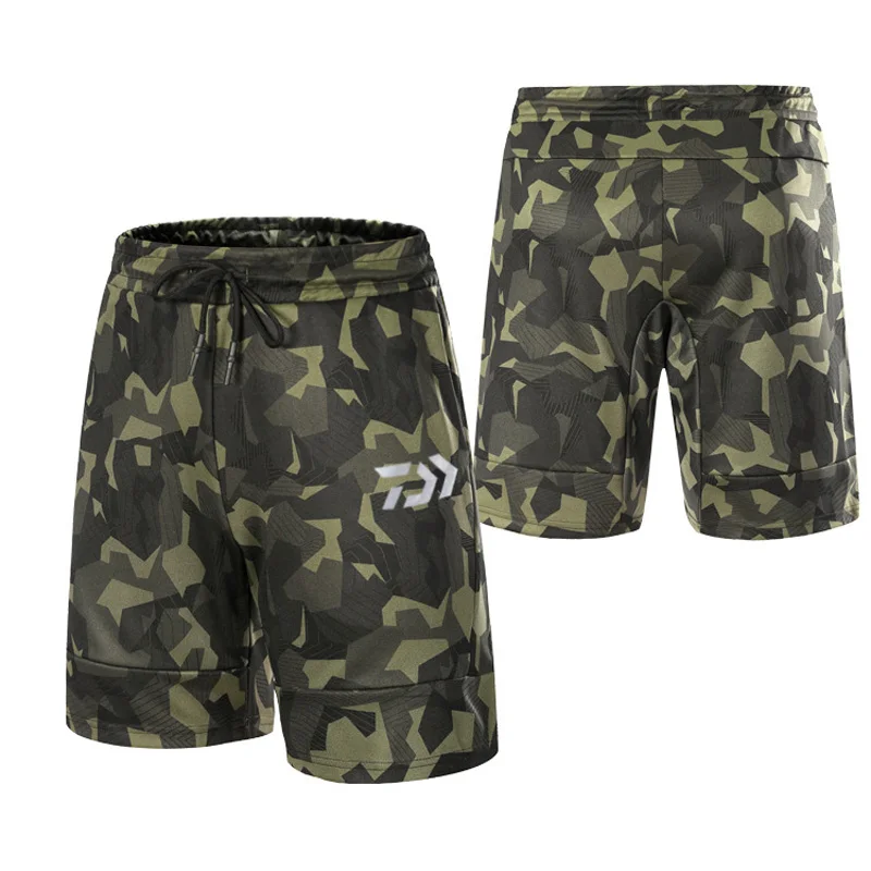 2019 Dawa Summer Short Fishing Trousers Camouflage Outdoor Pants Breathable Shorts Quick drying Sports Britches | Спорт и