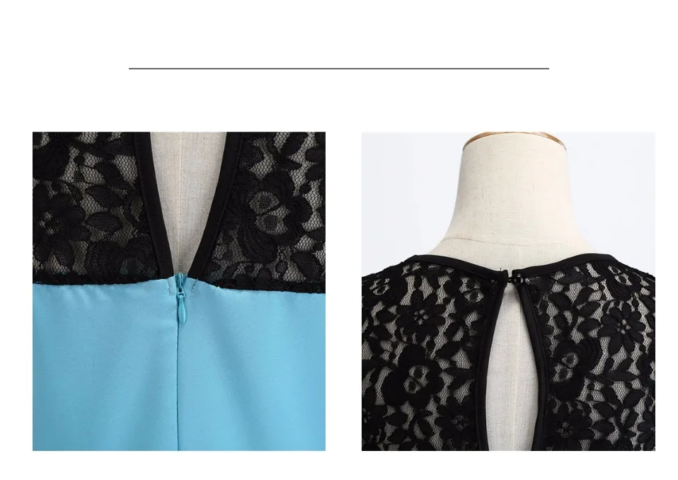 Летнее кружевное платье для девочек; Robe Femme Для женщин элегантные Винтаж вечерние платье Повседневное женские офисные рабочие трапециевидной формы миди платье размера плюс