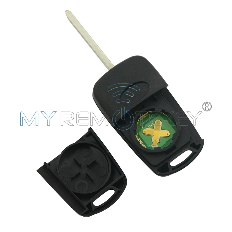 2 шт. Лучшая цена раскладной пульт дистанционного управления 3 кнопки с 46 чипом 434