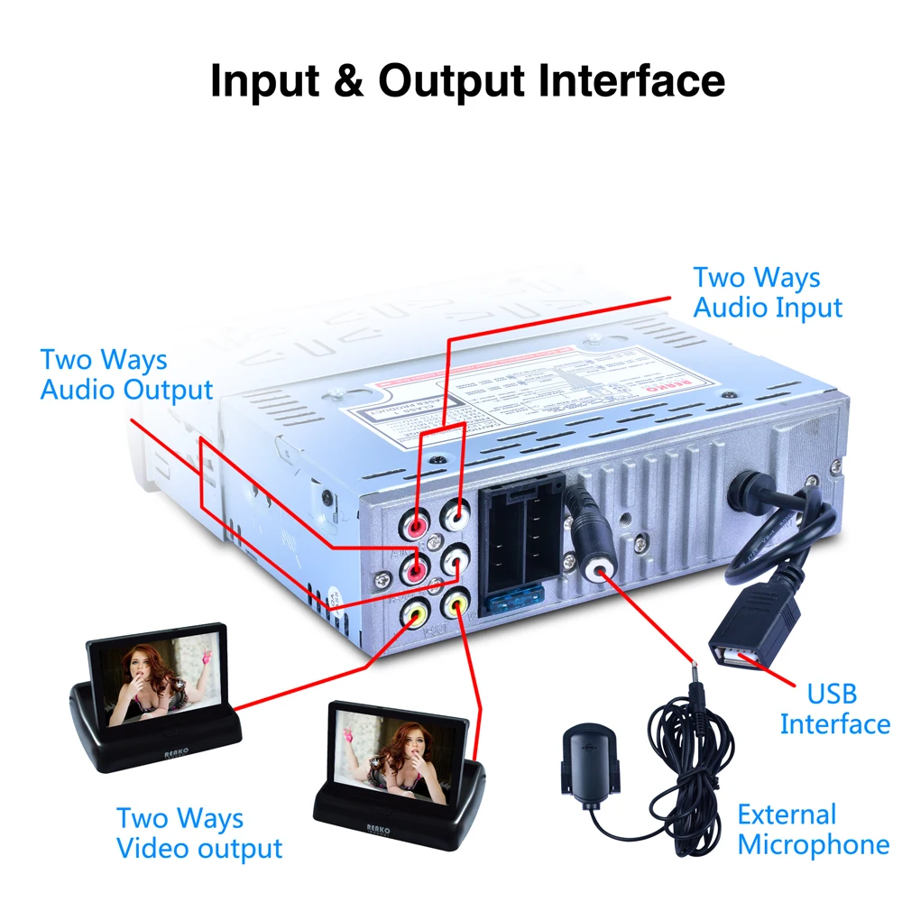 Автоэлектроника автомобильный Радио плеер DVD стерео аудио FM 12 в MP3 плеер Bluetooth 5v-зарядное устройство SD USB MMC RDS AUX 1DIN Авторадио в