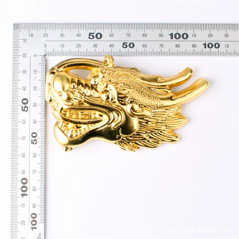 Металлическая пряжка для ремня сделай сам с головой китайского дракона