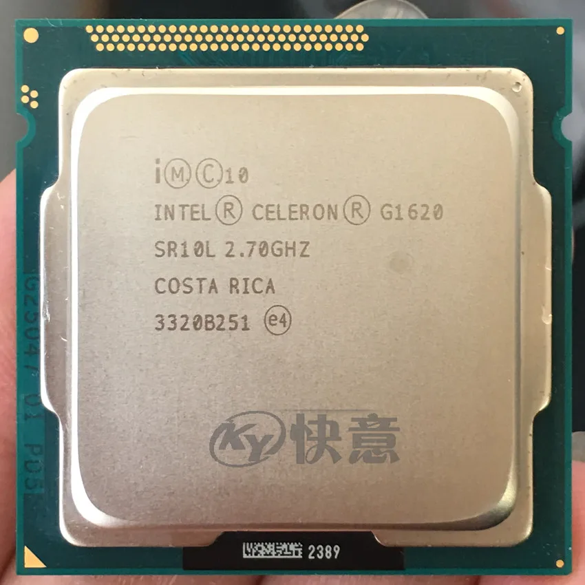 Процессор Intel Celeron G1620 CPU (2 Мб кэш памяти 2 70 ГГц) Двухъядерный процессор LGA 1155 100%
