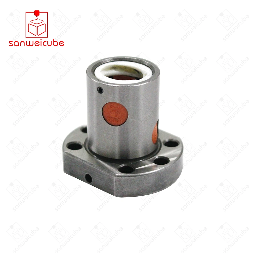 SFU1610 шариковый винт стержень C7 шарикового винта 100 150 200 250 300 350 400 450 500 550 с одним 1610 фланец шариковая гайка с ЧПУ части