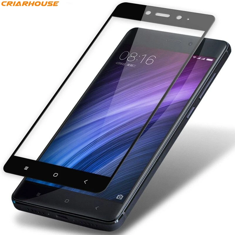 Полная крышка пленка для экрана из закаленного стекла Xiaomi Mi5 Mi5s plus Mi6 Redmi 3s 4 Pro 4A Note