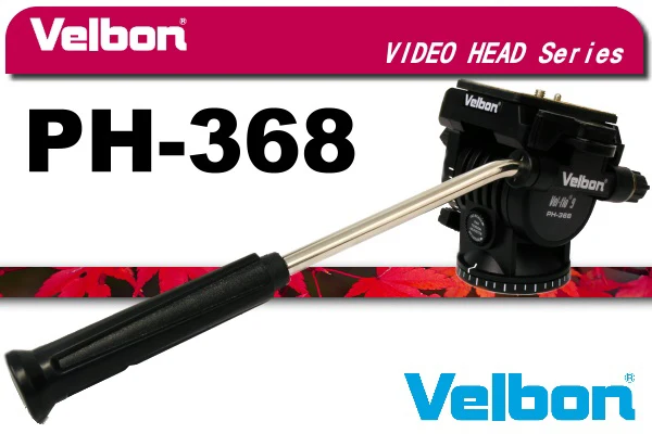 Velbon PH-368 жидкости головкой, с QB-6RL Quick release plate
