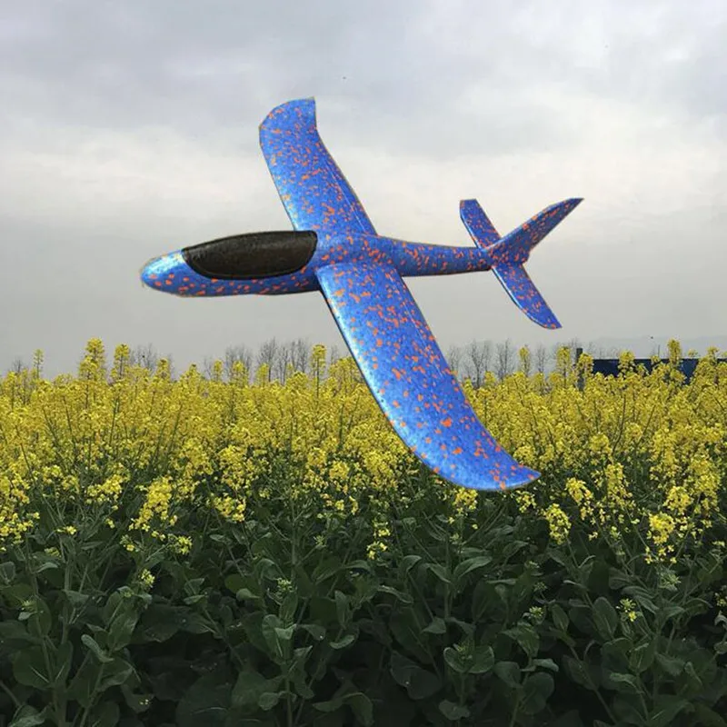 

Hand Throw Foam Plane Toys Outdoor Launch Glider airplane Kids Gift Toy Free Fly Plane Toys Puzzle Model kid Christmas gifts