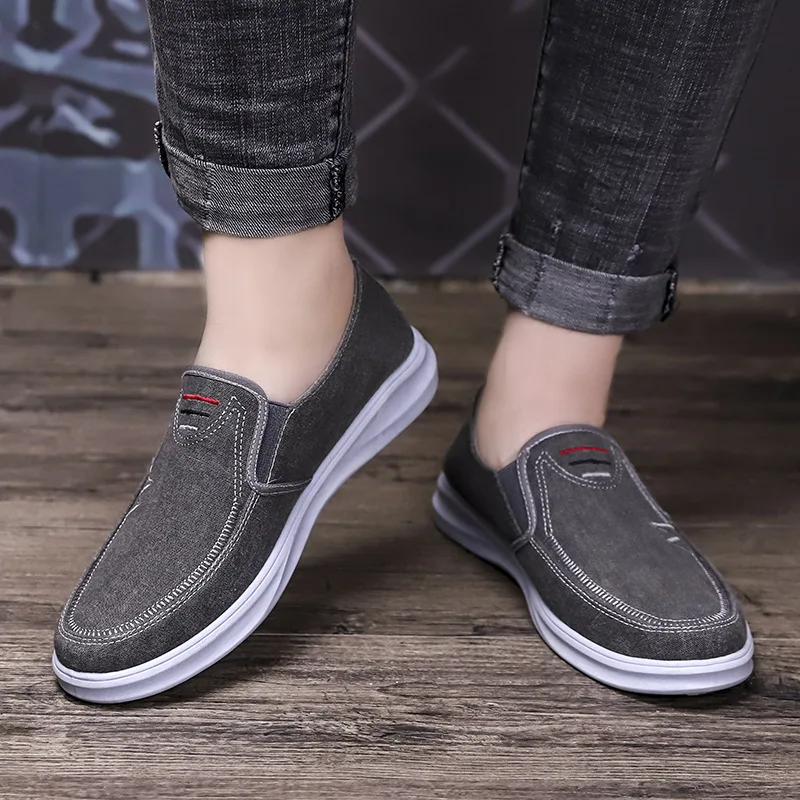 2019 New Canvas Shoes Men Breathable Casual Loafers Soft Comfortable Outdoor Flat for Male Chaussure Homme | Обувь
