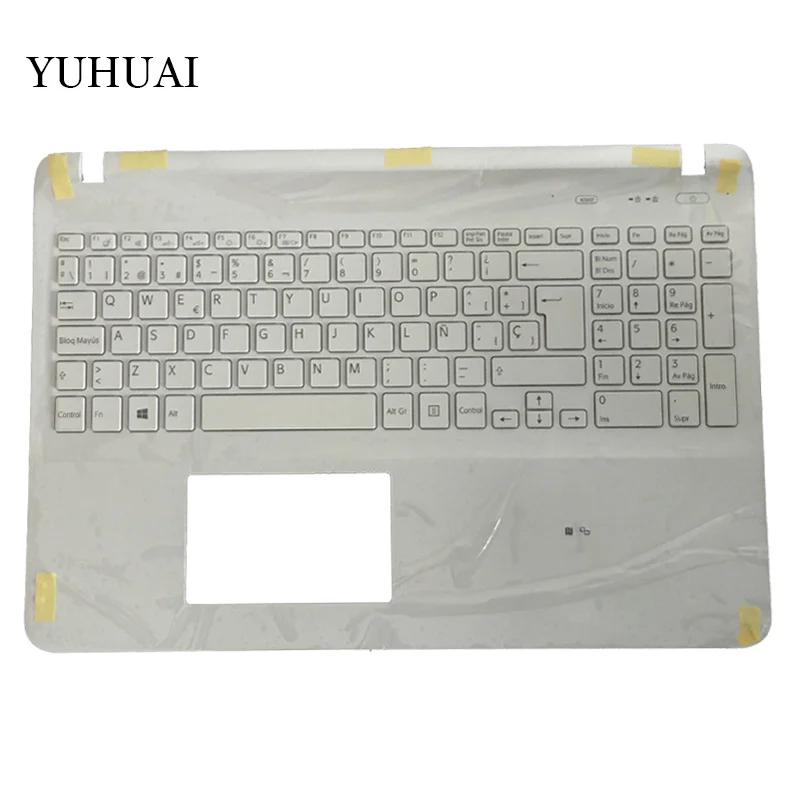 Испанский Клавиатура для ноутбука sony Vaio SVF15 FIT15 SVF151 SVF152 SVF153 SVF1541 SVF15E SP Клавиатура с Palmrest крышка