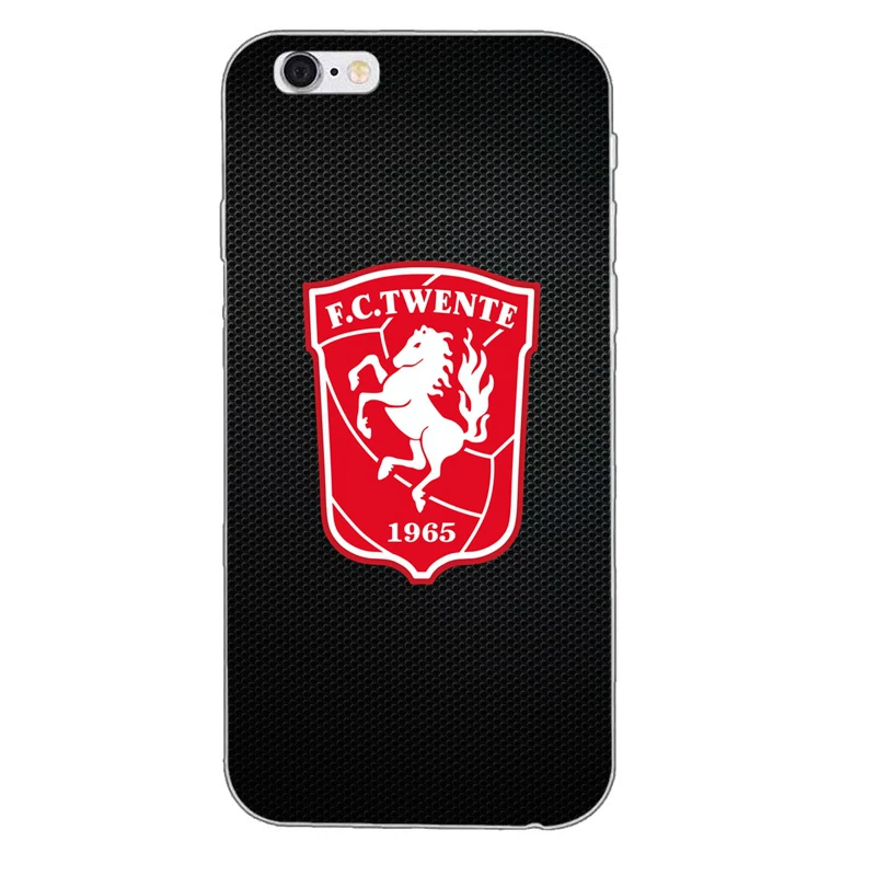 Для FC Twente мягкий, силиконовый, из ТПУ чехол для телефона для Apple iPhone 4 4S 5 5S 5c SE 6 6s plus, 7, 7 plus, 8, 8 plus, X