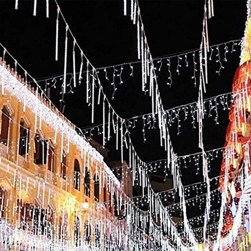 Световые нити светодиодные водонепроницаемые для уличного декора 20/30/50 см