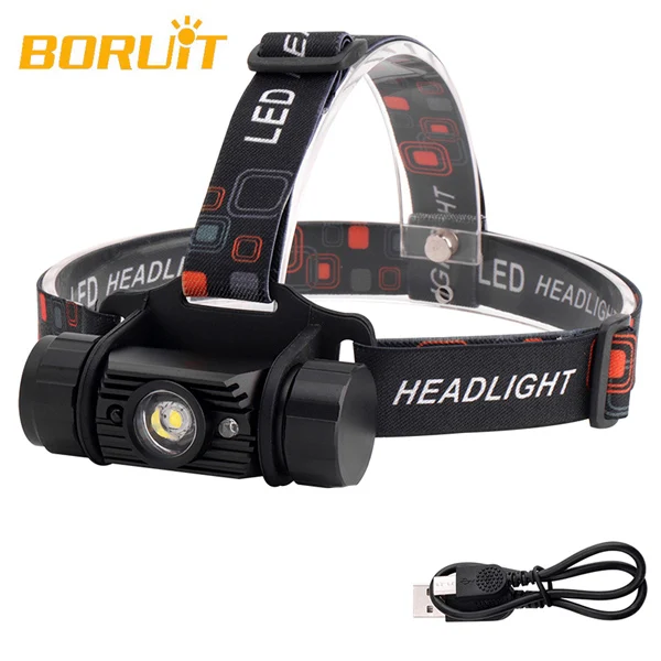 BORUiT Mini 5 Вт светодиодный инфракрасный датчик налобный фонарь ИК-фара для кемпинга фонарик для рыбалки легкий Фонарь налобный фонарь 18650 - Испускаемый цвет: A
