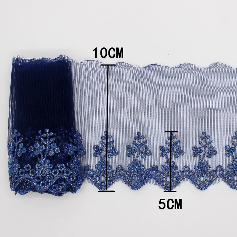 7 ярдов/партия красочное кружево лента тесьма шириной 10 см обшивка вышитый шнур