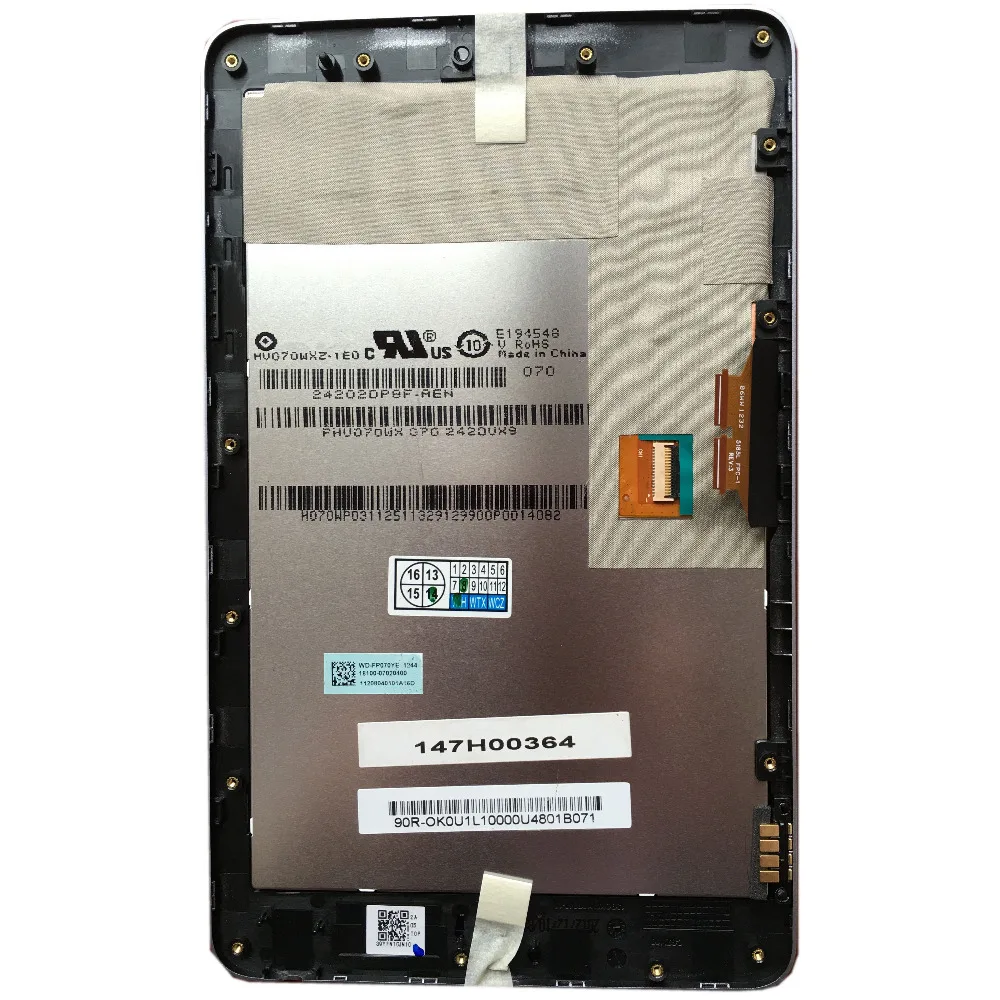 Для ASUS ME370TG GOOGLE Nexus черный цвет 5185L FPC 1 ЖК экран сенсорный дигитайзер в сборе с