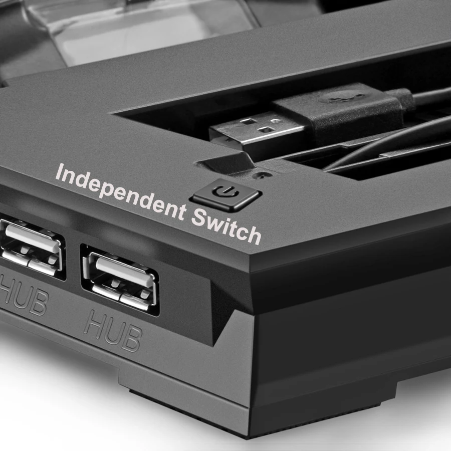 PS4 тонкая консольная стойка с охлаждающим вентилятором с двойным контроллером зарядная док-станция для sony Playstation 4 Play Station 4 Slim