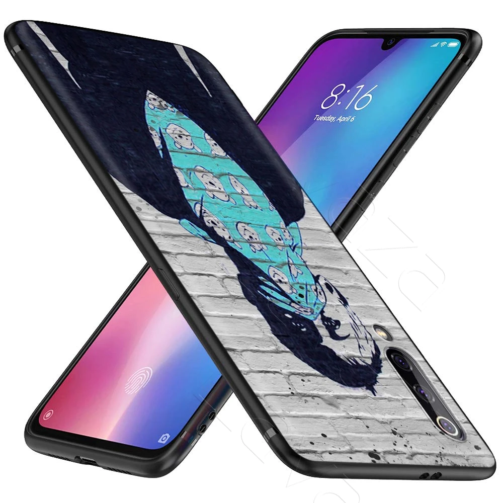 Чехол с граффити для Xiaomi Redmi Note 8 Pro MI MAX 3 6 9 SE A1 A2 A3 10 Lite Plus 8A F1 K30 |