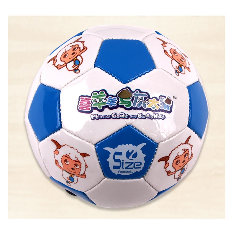 Лидер продаж мини футбол мяч размеры 2 Plesant козы и большой волк футбольный из ПВХ