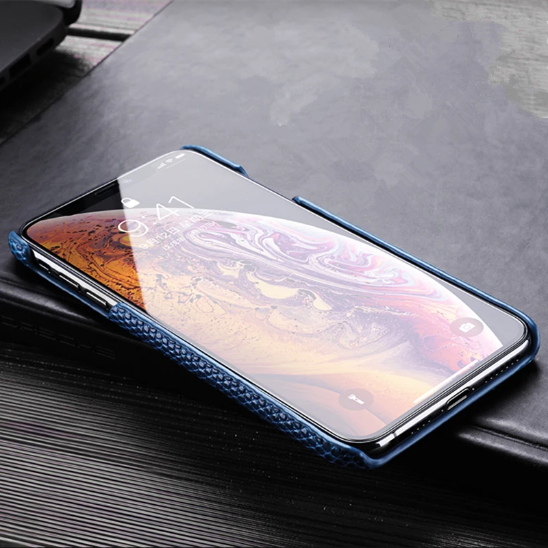 Чехол Ящерица из натуральной кожи для iphone X XS XR Max 11 Pro MAX чехол накладка 2020 6s 7 8 plus