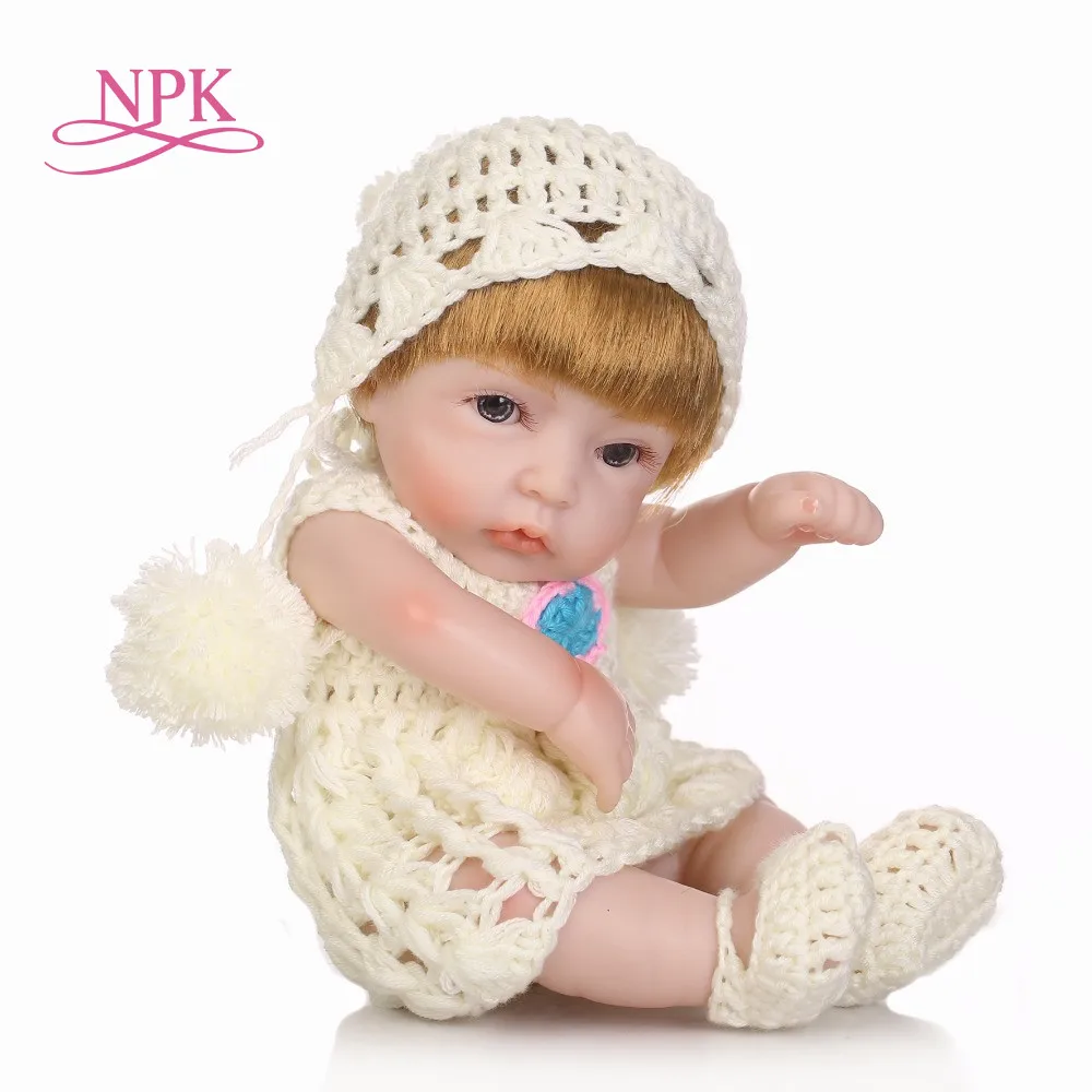 Мягкие силиконовые куклы реборны NPK Mini 12 дюймов Реборн Реалистичная кукла для