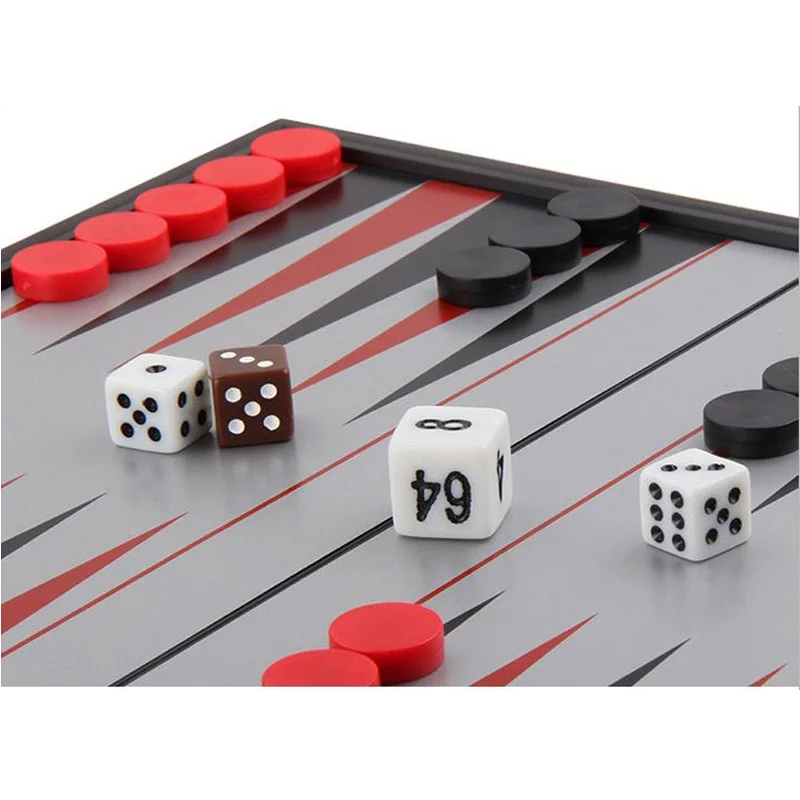 Новые магнитные складные нарды шахматы настольные игры baccarat Магнитные