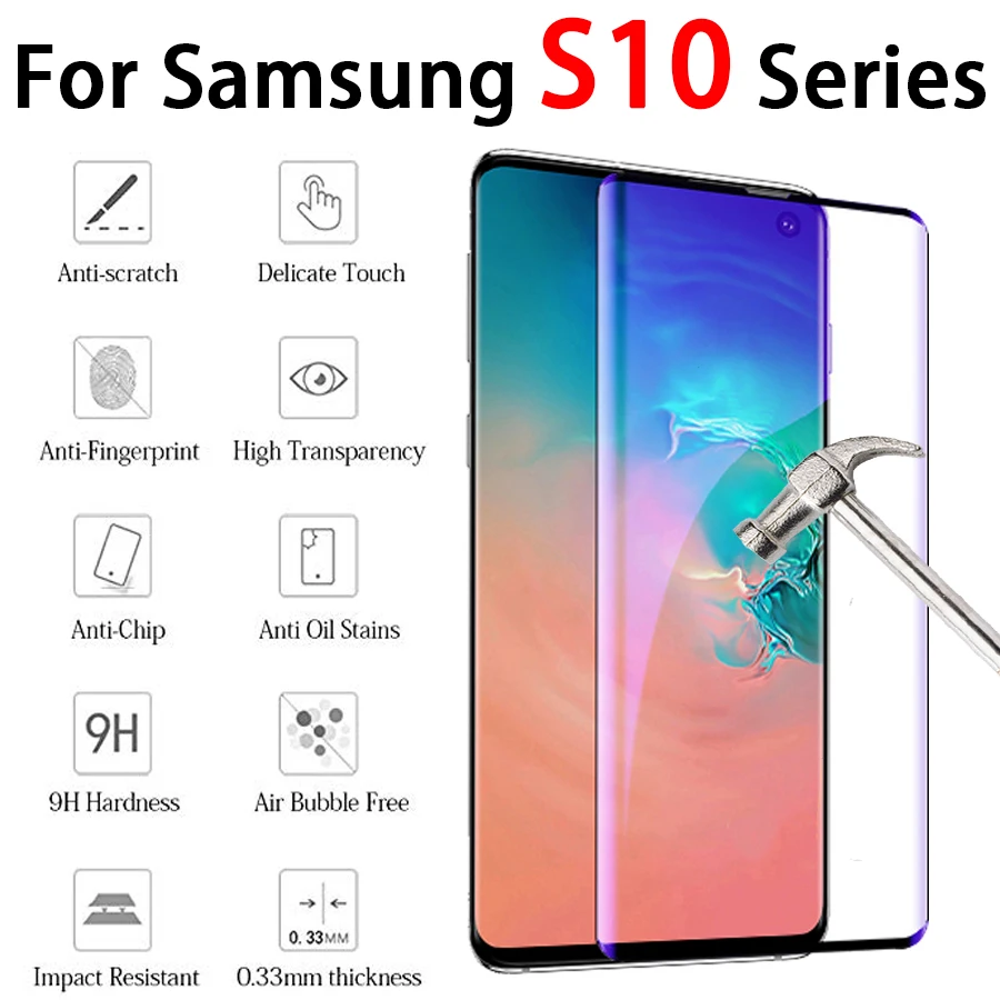 Защитное стекло для samsung s 10 закаленное 3d-стекло s10 lite | Мобильные телефоны и