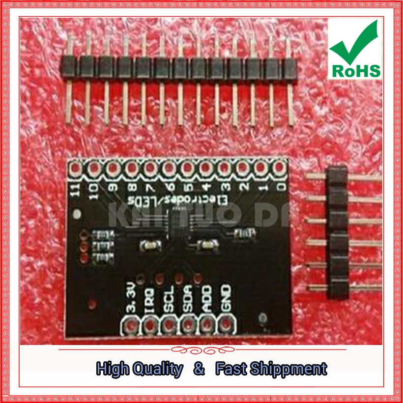 MPR121 Breakout v12 Бесконтактный емкостный сенсорный Сенсорная клавиатура модуль