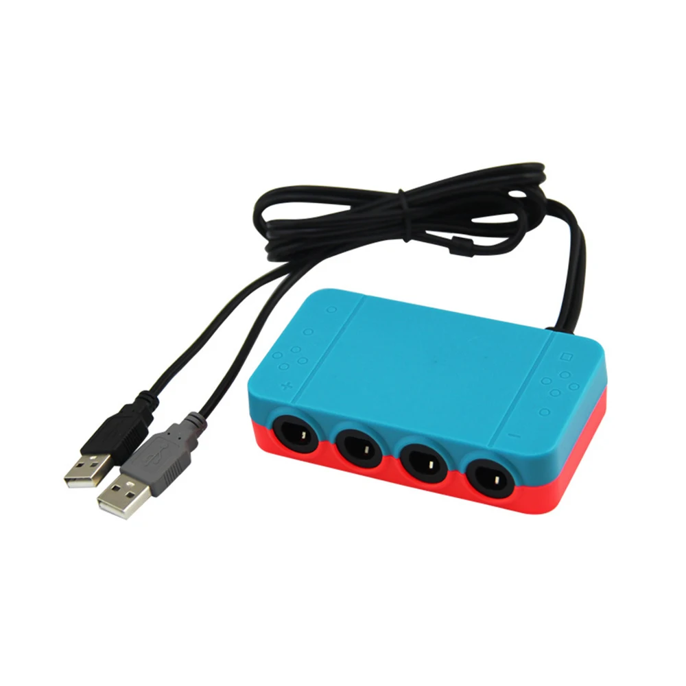 4 порта для контроллера GameCube/N G C адаптер конвертер WiiU и PC USB Nintendo Switch Super удар