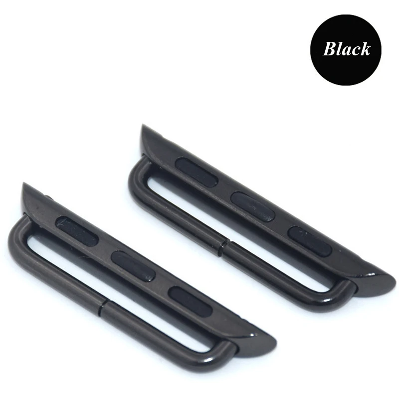 42 мм 38 коннектор адаптер для apple watch band 44 40 2 шт. металлический из нержавеющей стали